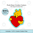 Etsy-Listing-Template-STL.png Pooh Bear Cookie Cutters | STL Files