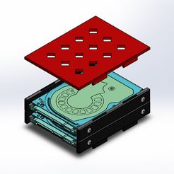 assemblage.JPG Файл STL HDD/SSD support・Дизайн 3D-печати для загрузки3D