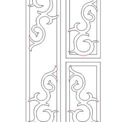 2024-03-15_17-22-07.png Download the design of the beautiful showcase door of CNC 001