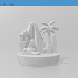Cascada-Egipto-Front.png 埃及回流香炉 @ 3D 打印数字即时下载