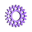 gear 14 trou .stl design coffee table gears / gear led