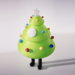 3D_printed_christmas_tree_arbre_noel_imprim__en_3D.png Free STL file My little Christmas tree・3D print design to download