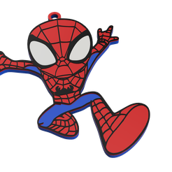 Spidey-1.png Spidey and his amazing friends keychain - Peter Parker