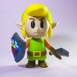 1.jpg Free STL file Link from Link's Awakening Switch Remake・Template to download and 3D print