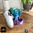 2.png Fichier STL Support de manette Screaming Skull - Sans support・Modèle pour imprimante 3D à télécharger
