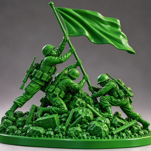 Green Army Toy Soldier –  | STL