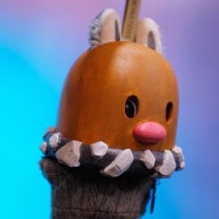 Labubu Accessories - Diglett Pokemon Head Wearable