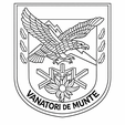 Emblema-cu-text.png Romanian Mountain Rangers Emblem - SVG/3D Vector - Vânători de Munte