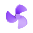 Turbine_8d_160x15_3b_base3_50pc_concave_curve.stl OpenSCAD Turbinen-Propeller-Generator