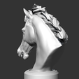 08.png Horse Head AM22 3D print model