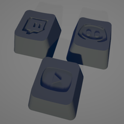 1.png Free STL file keycap logo・3D print design to download