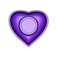 SimpleHeartTealight.stl Heart Shaped LED Tea Light Holder