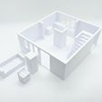 House_2.jpg Two Polly Pocket Buildings + Furniture & Appliances   (30mm Floor to Ceiling) Print in place