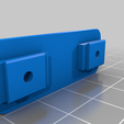 railmount_Flex.png Fichier STL gratuit Eclairage pour Plateau - Lampe de lit ronde・Modèle imprimable en 3D à télécharger