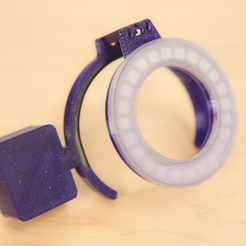 1.png Fichier STL gratuit Camera LED Ring・Plan imprimable en 3D à télécharger