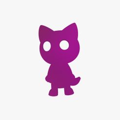 Headphone_coil_cat_jpg.jpg STL file Headphone coil cat・3D print object to download