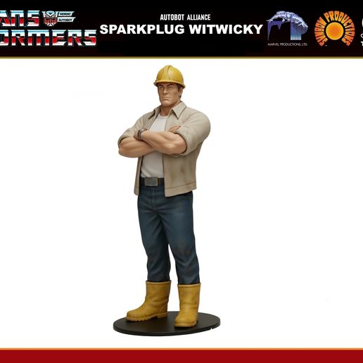 Transformers G1 Sparkplug Witwicky V2