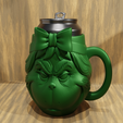 grinch-girl4_1.png Кружка Grumpy Faces Mug Bundle - забавные чашки с сердитыми персонажами STL