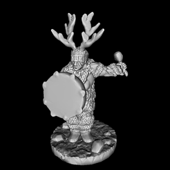 IA-War-Shaman.png Download STL file Ice Age War Shaman • 3D print design, Ellie_Valkyrie