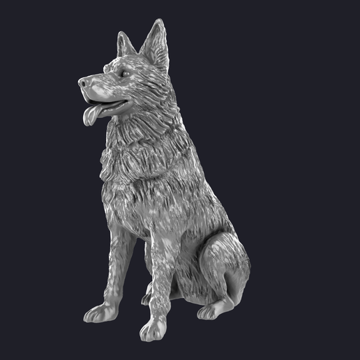 🐕 German Shepherd DOG 3D MODEL・ 3D File for 3D printing・Cults