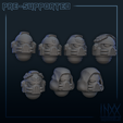 heads3.png GALACTIC WARRIORS - FOREGUARD VETERANS - HELMETS [PRE-SUPPORTED]