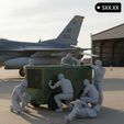 WhatsApp-Image-2025-09-10-at-16.49.44_e52f648b.jpg US and Nato Aircraft Maintenance Ground Crew -  Any Scale - 12 poses PLUS Ground Power Unit, Figures 1/35 - 1/72 or any scale via slicer software
