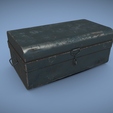 0.png Vintage Iron Trunk Box