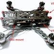 STL_installation.JPG Red Black concept FPV drone parts - Camera mount, vtx mount, ESC mount.