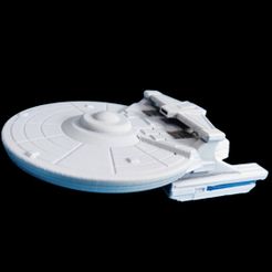PhotoRoom-20221011_224206_3.jpeg STL file CUTE USS RELIANT STAR TREK CHIBI・3D printing design to download