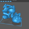 Garfield_STL_Preview_001.png Гарфилд для 3D-печати