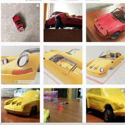 OBJ file PORSCHE 911 ST S T 1972 FOR RC SIZE 1 28 WLTOYS ETC