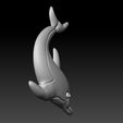 011.jpg Dolphin Fish  3D Printable Marine Animal Model