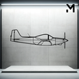 learjet-60.png Wall Silhouette: Airplane Set