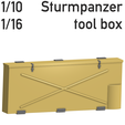 front.png Ящик для инструментов Sturmpanzer/Brummbär 1/10 и 1/16