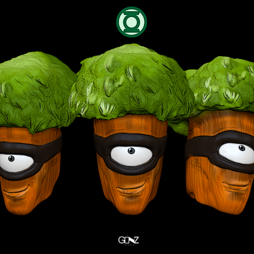 ZBrush-DocumentGHGHHGILI.png TÊTE DE LANTERNE VERTE / SAAREK ET MEDPHYLL