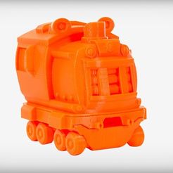 TRAIN_display_large.jpg Free STL file Lucky Locomotive・3D printing idea to download