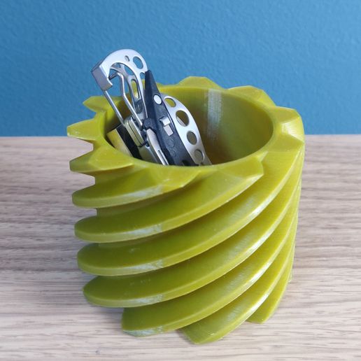 Healical gear box model A // boite pignon hélicoidal modèle A 3D model