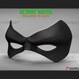 001a.jpg Robin Eyes Mask - TITANS season 3 - DC comics Cosplay 3D print model