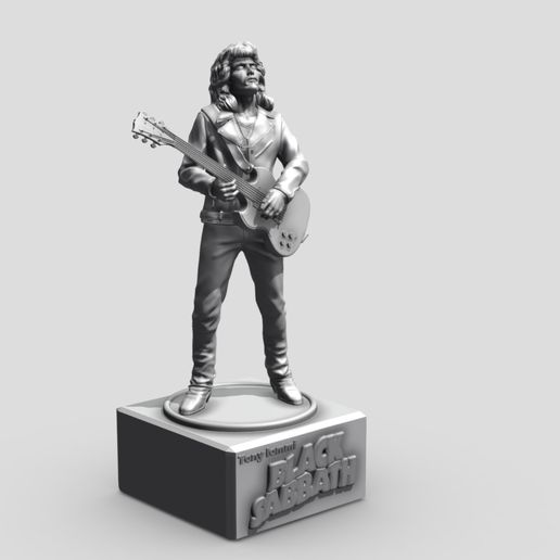 Tony Iommi - black sabbath 3dprinting 3D model