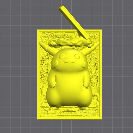 Pikachu Vmax 3D Pop Up Card - Pokmon Fan Art STL | Ideal for FDM/Resin  STL File for 3D printingCults
