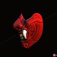 03.jpg Face Mask - Half Samurai Mask - Halloween Costume Cosplay