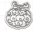 fire-fire-fruit-full-detail.png 3D Model of One Piece Ace Flame Flame Fruit Cookie Cutter
