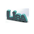 lisa.jpg Lisa , Luminous First Name, Lighting Led, Name Sign