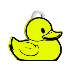duck-2.png porte-clés canard mignon / boucles d'oreilles / collier