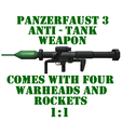 Panzerfaust-3-1.png Panzerfaust 3 Anti - Tank Weapon 1:1