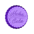 Nuka Cola Holiday Sign - Nuka Cola Cap.stl Fallout Fanart | Holiday Signs