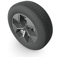 6.png Ford Wheel Rim + Tyre