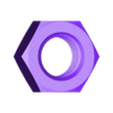 Parametric_Nut_M20.stl Porcas métricas imprimíveis - DIN 934