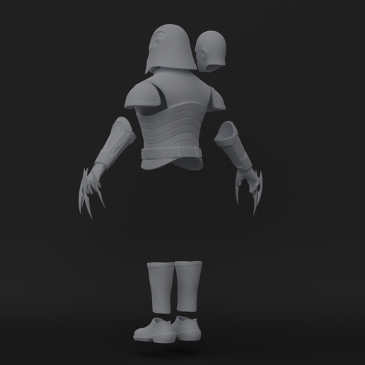 SK_3.png Inquisitor Starkiller Kit - One12 - STL files 3D print model