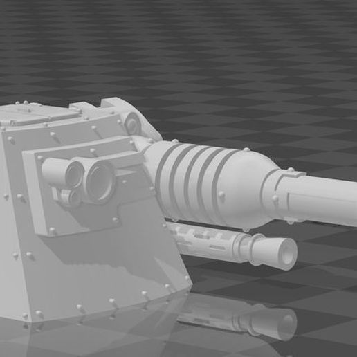 Admech Hovercar Turret 3D model